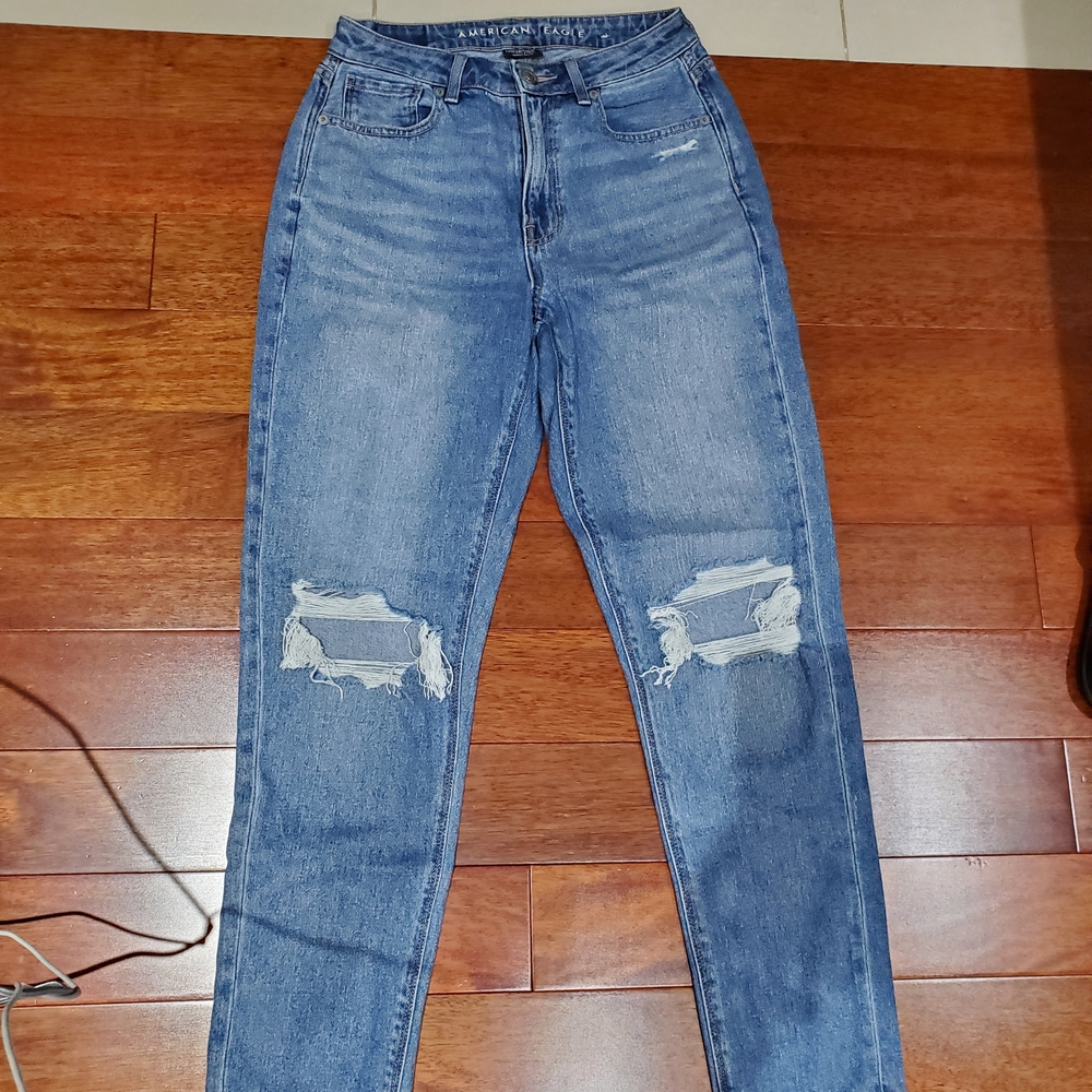 American Eagle Outfitters High Rise Blue Jeans